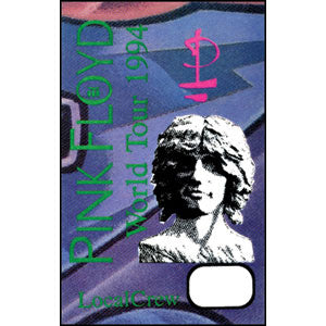 Pink Floyd Laminated Backstage Pass Front