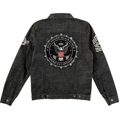 Five Finger Death Punch Eagle Seal Denim Jacket Denim Jacket Back