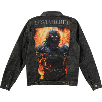 Disturbed Indestructible Denim Jacket Denim Jacket Back