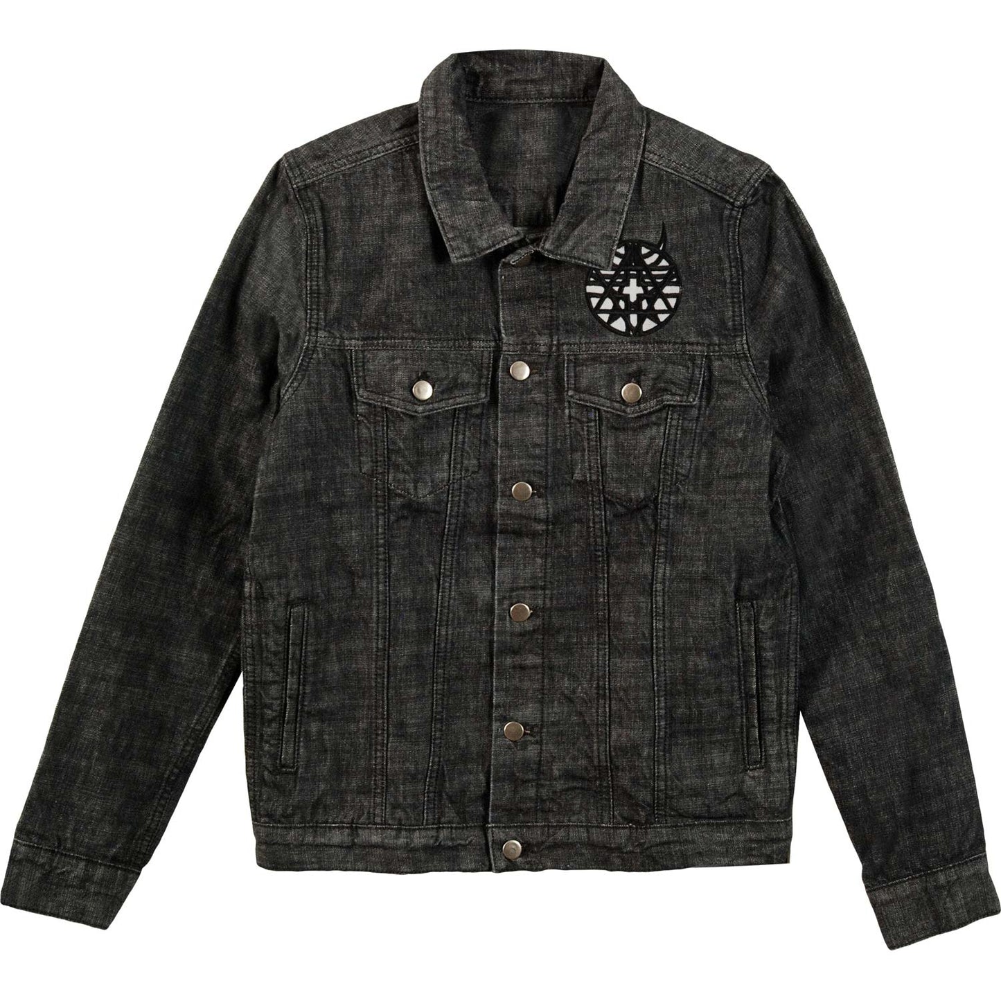 Disturbed Indestructible Denim Jacket Denim Jacket Front