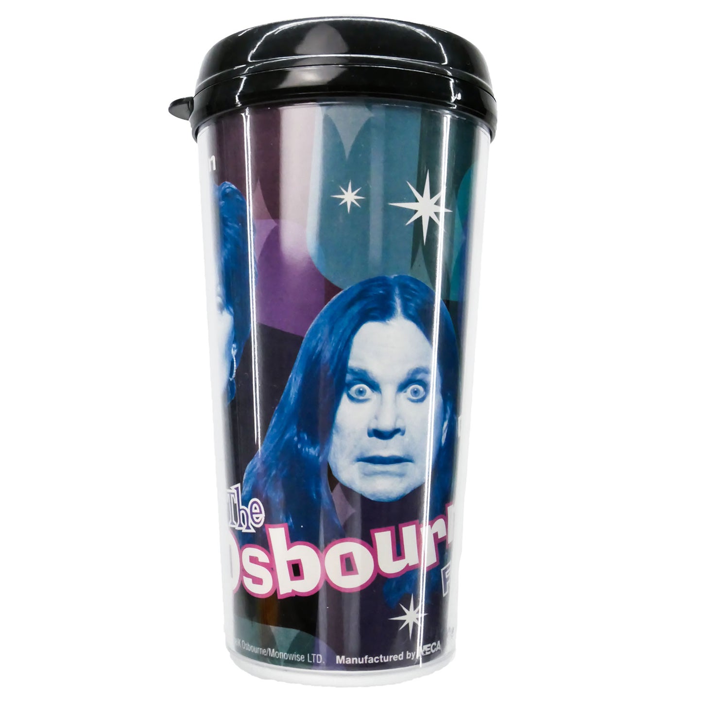 The Osbourne Family Dad Sharon Jack Kelly Faces Travel Mug