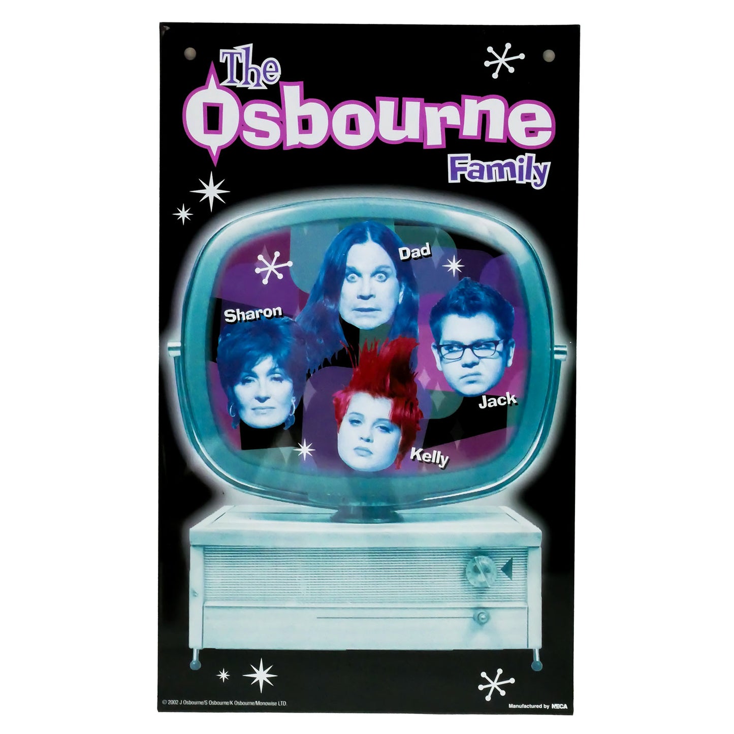 TV Set Tin Concert Sign