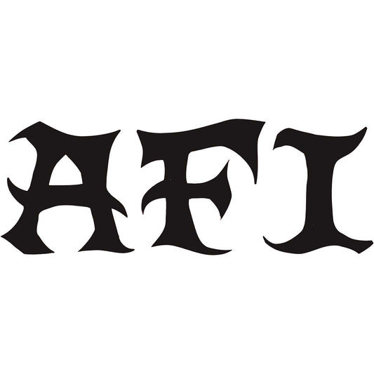 AFI Peel & Rub Sticker Front