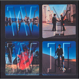 Pink Floyd WYWH Collage Sticker Front