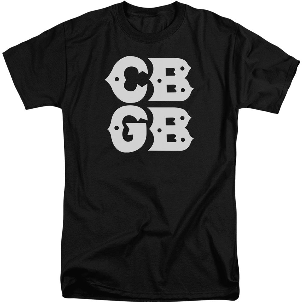 CBGB Stacked Logo Adult T-shirt Tall