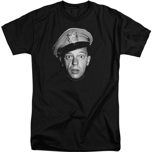 Andy Griffith Show Barney Head Adult T-shirt Tall