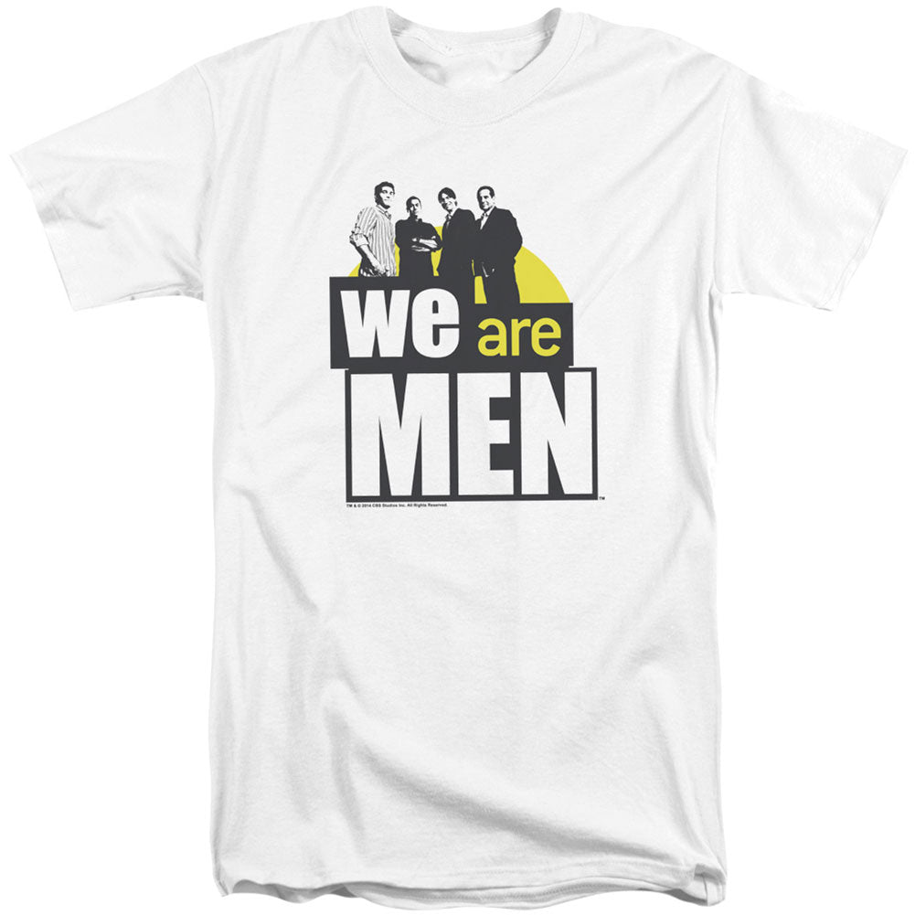 We Are Men Logo Adult T-shirt Tall Front