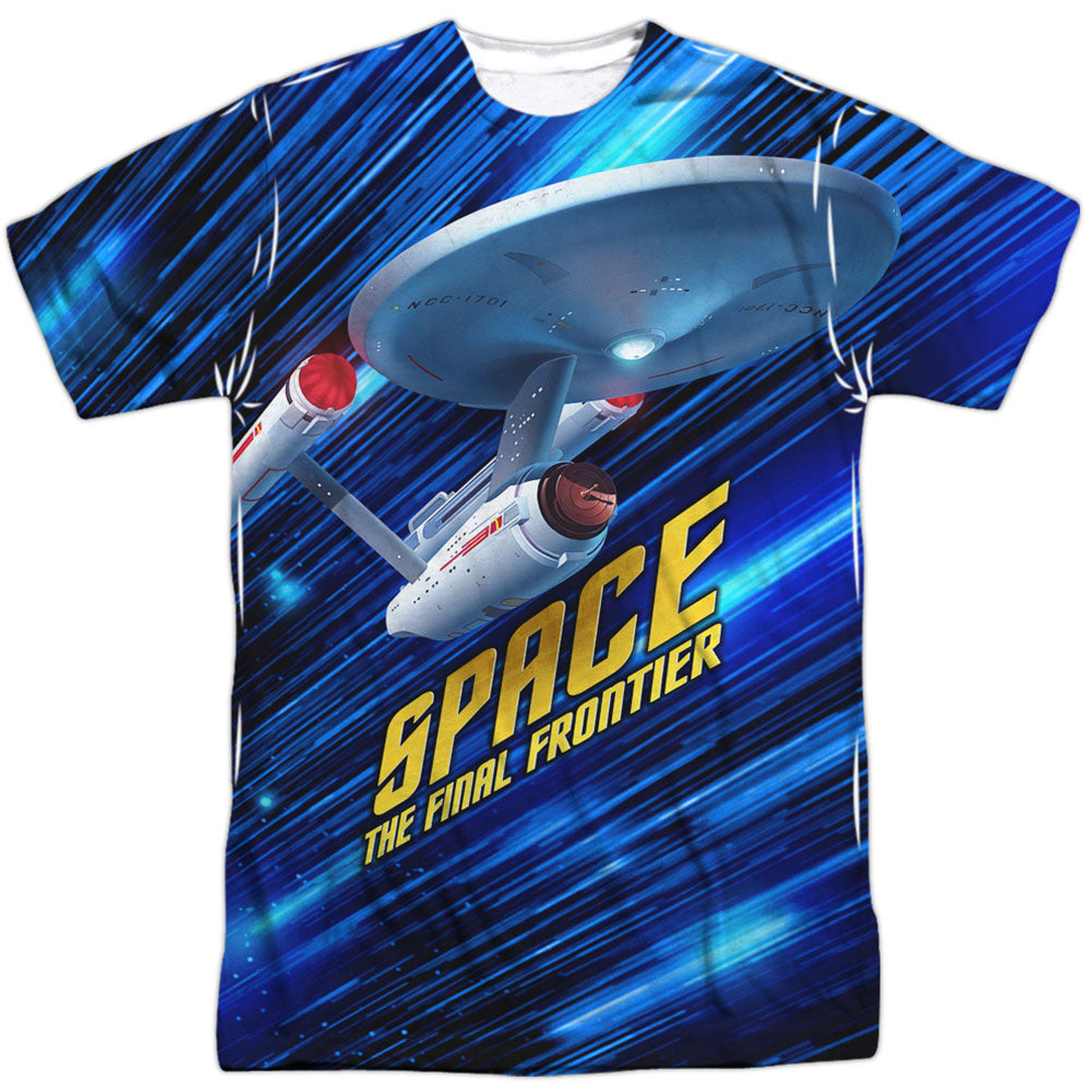 Star Trek Space Frontier 100% Poly Sublimation T-shirt