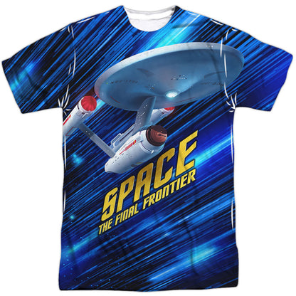 Star Trek Space Frontier 100% Poly Sublimation T-shirt