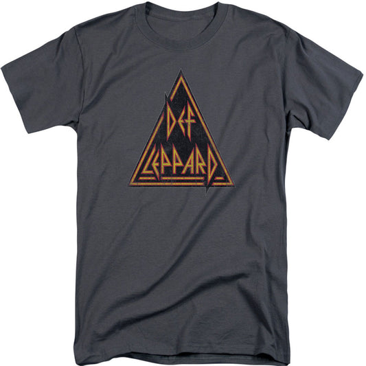 Def Leppard Distressed Logo Adult T-shirt Tall