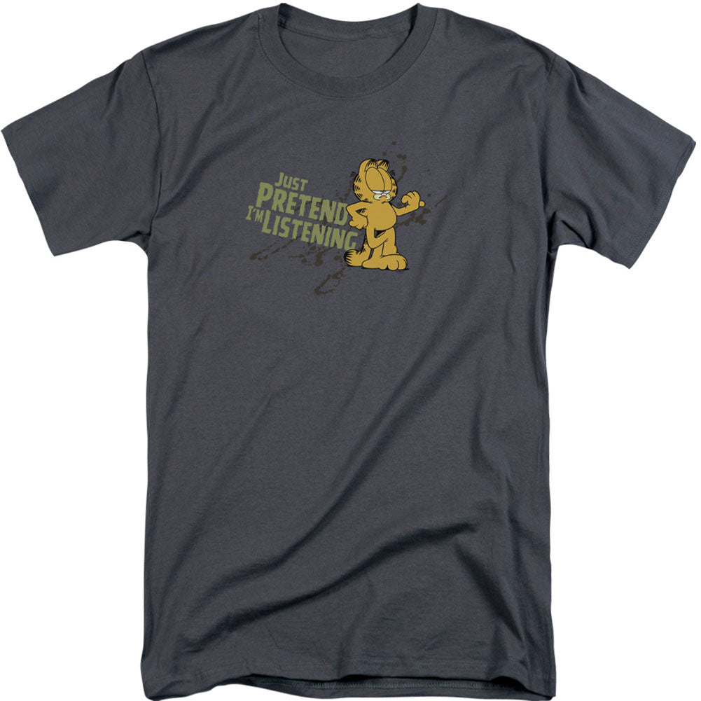 Garfield Garfield Just Pretend I'm Listening Adult T-shirt Tall