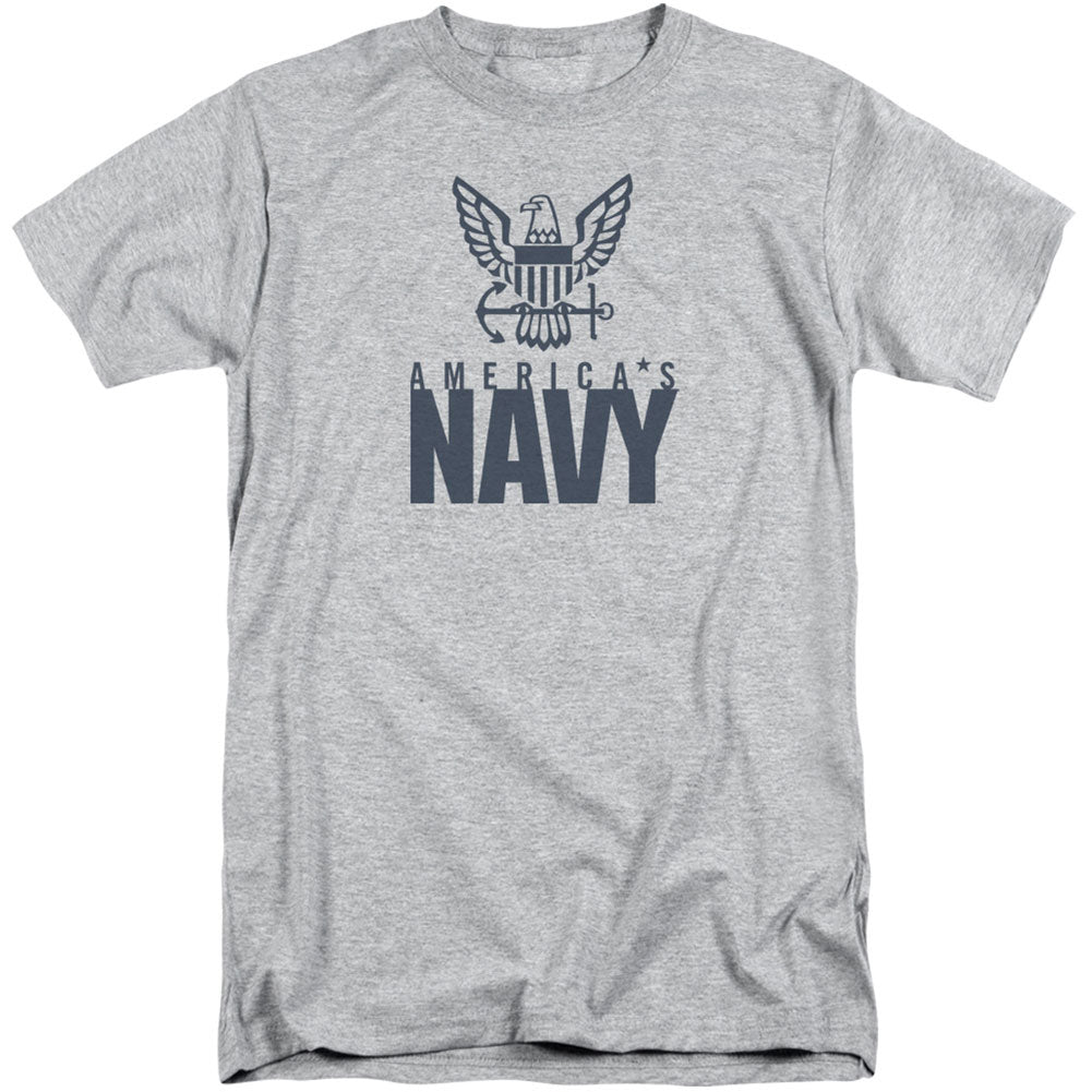 Navy Eagle Logo Adult T-shirt Tall