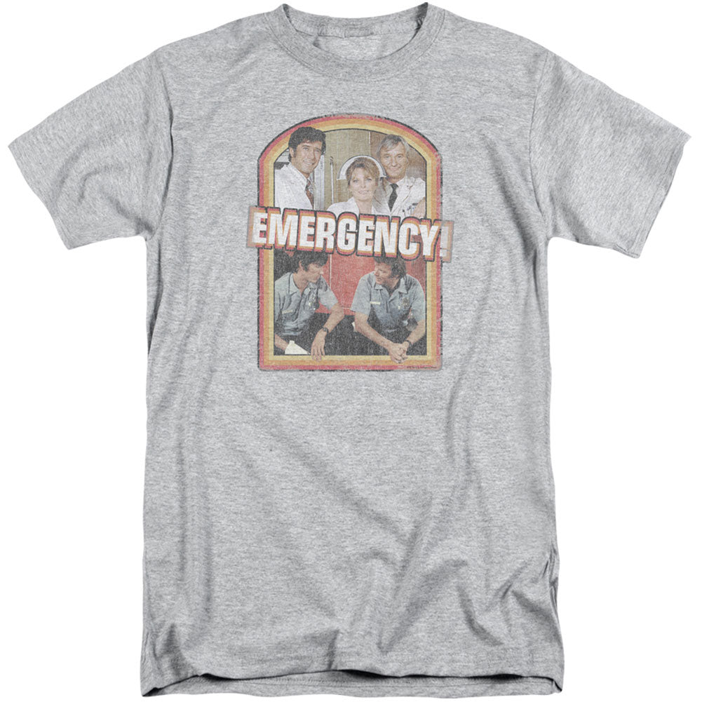 Emergency! Retro Cast Adult T-shirt Tall