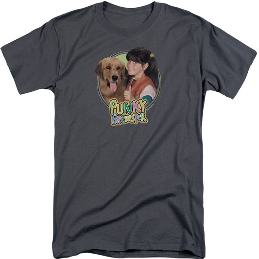 Punky Brewster Punky & Brandon Adult T-shirt Tall
