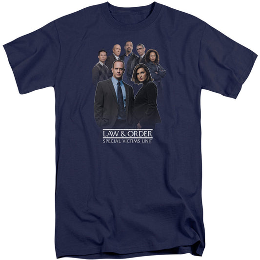 Law & Order Team Adult T-shirt Tall Front