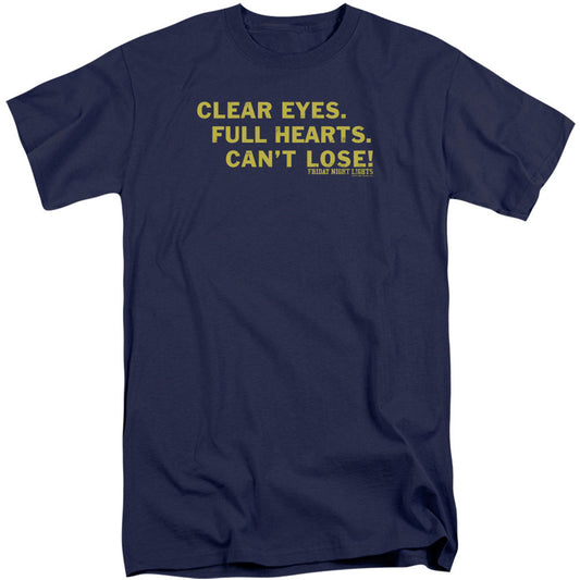 Friday Night Lights Clear Eyes Adult T-shirt Tall