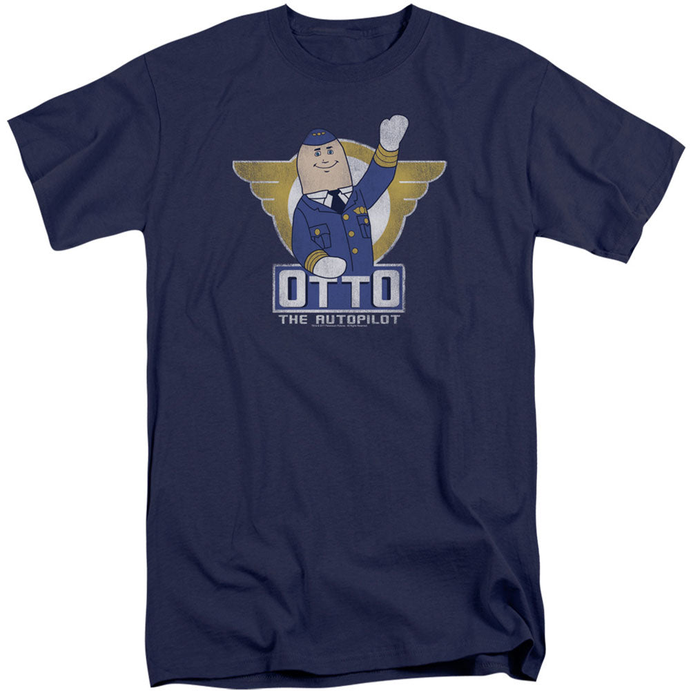 Airplane Otto Adult T-shirt Tall Front