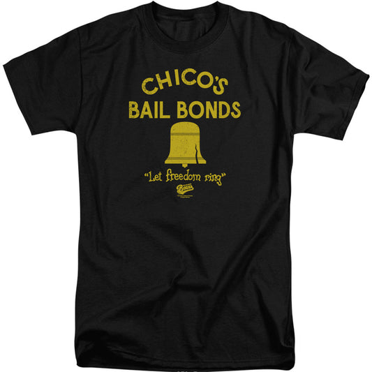 Bad News Bears Chico's Bail Bonds Adult T-shirt Tall Front