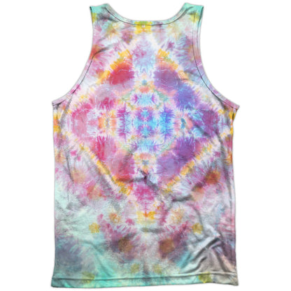 Cheech & Chong Fried Tie Dyed 100% Poly Mens Tank