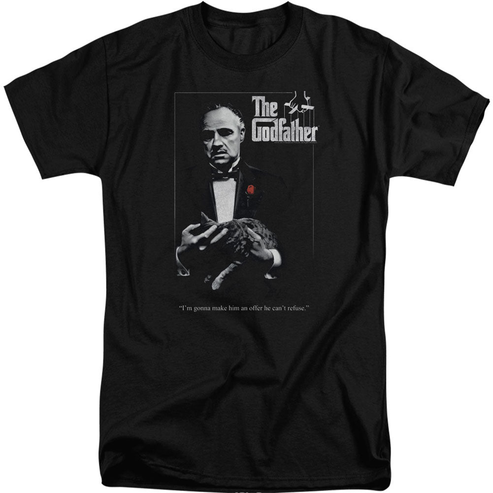 Godfather Poster Adult T-shirt Tall Front