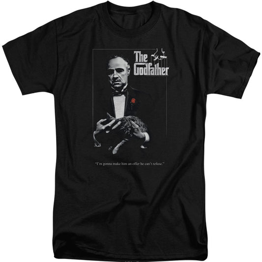 Godfather Poster Adult T-shirt Tall Front