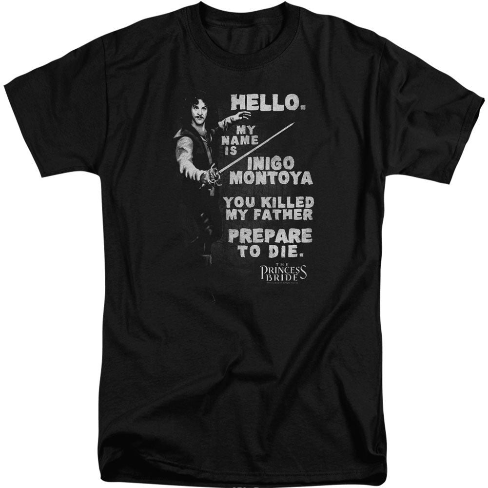 Princess Bride Hello Again Adult T-shirt Tall
