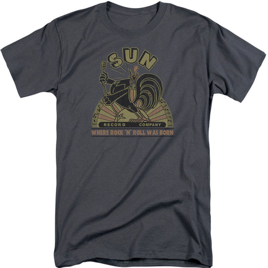 Sun Records Sun Rooster Adult T-shirt Tall Front