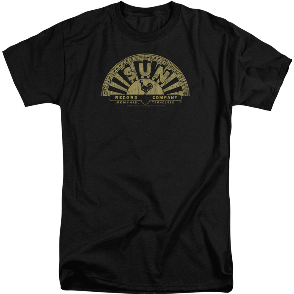 Sun Records Tattered Logo Adult T-shirt Tall