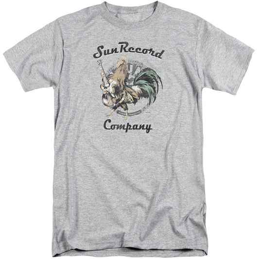 Sun Records Rockin Rooster Logo Adult T-shirt Tall Front