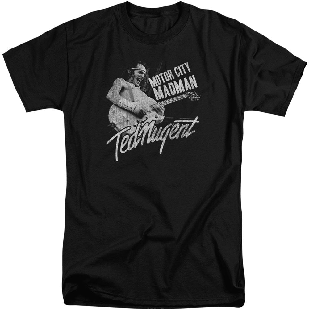 Ted Nugent Madman Adult T-shirt Tall Front