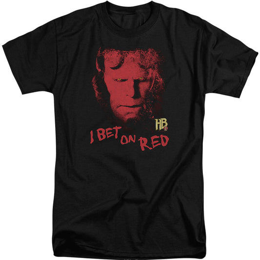 Hellboy I Bet On Red Adult T-shirt Tall