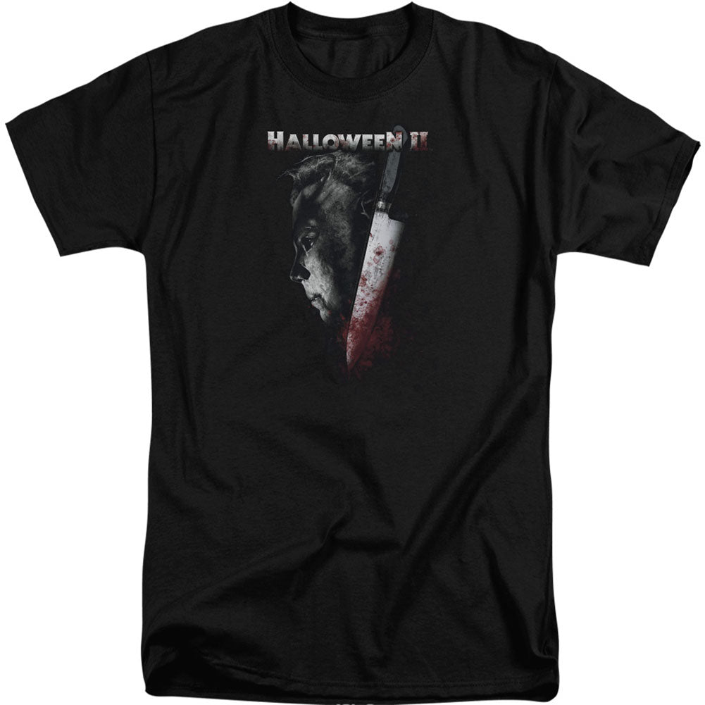 Halloween Cold Gaze Adult T-shirt Tall Front