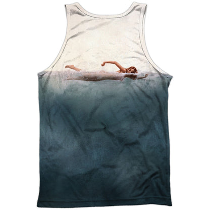 Jaws Poster 100% Poly Mens Tank