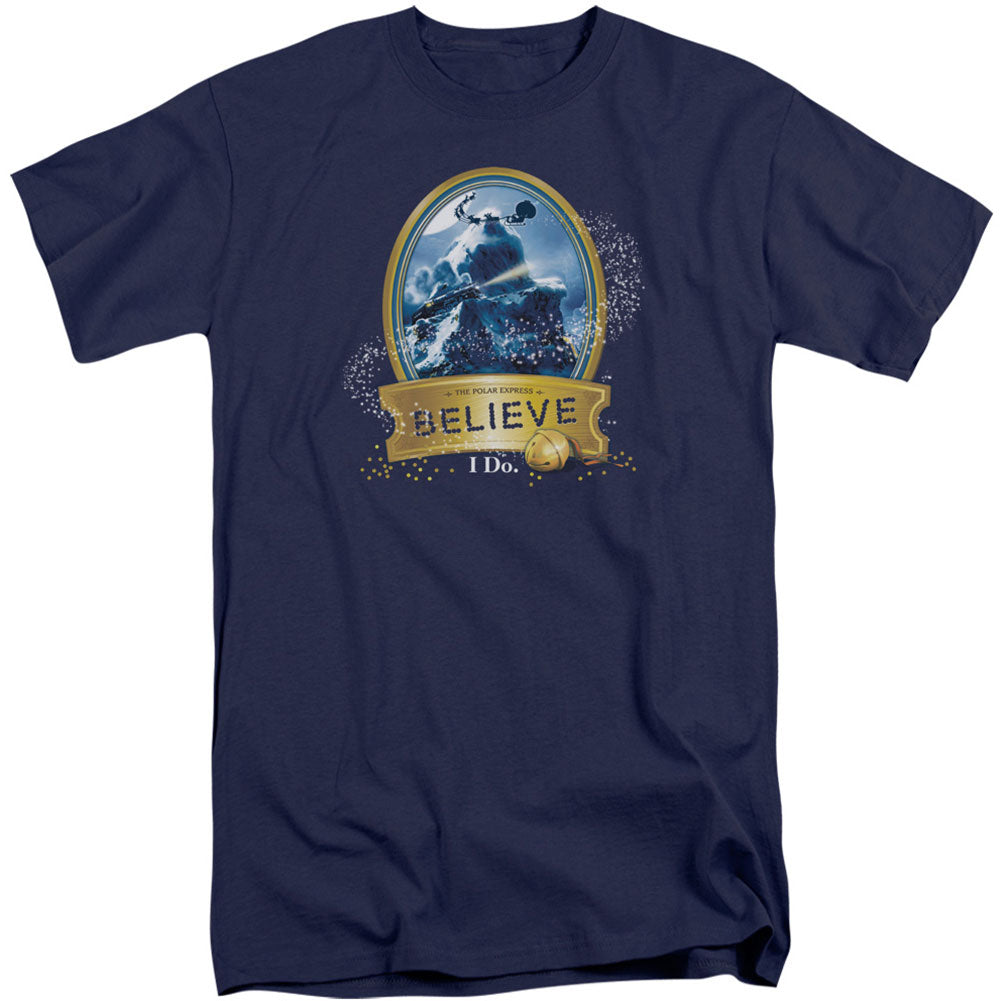 Polar Express True Believer Adult T-shirt Tall Front