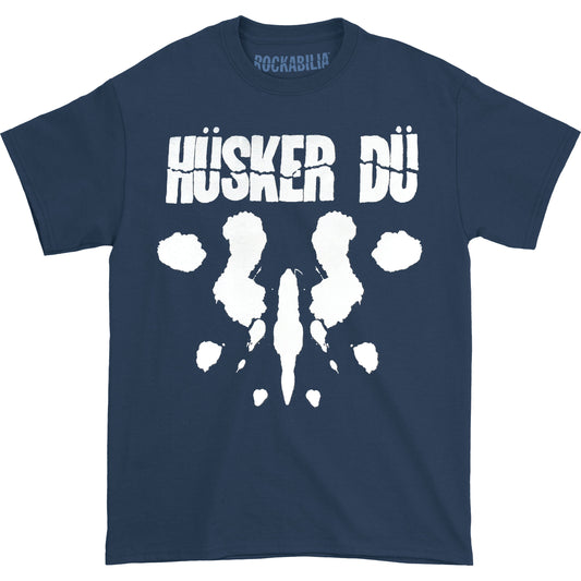 Husker Du Everything Falls Apart (Navy) Slim Fit T-shirt Front