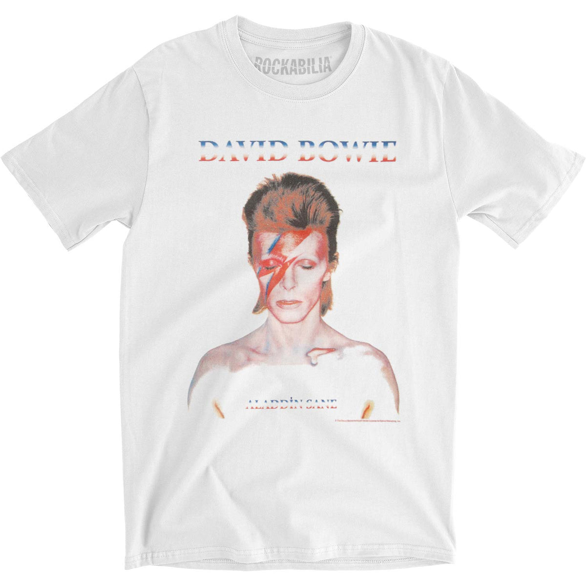 David Bowie Alladinsane T-shirt Slim Fit T-shirt Front