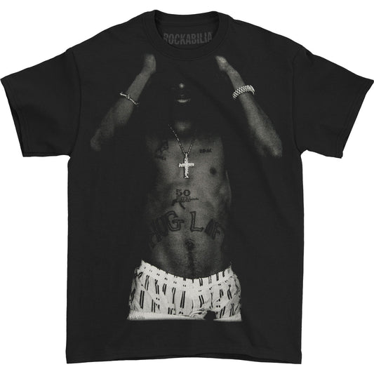 Tupac Chest Tats T-shirt Front