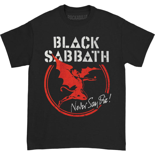 Black Sabbath Arch Angel Never Say Die T-shirt Front