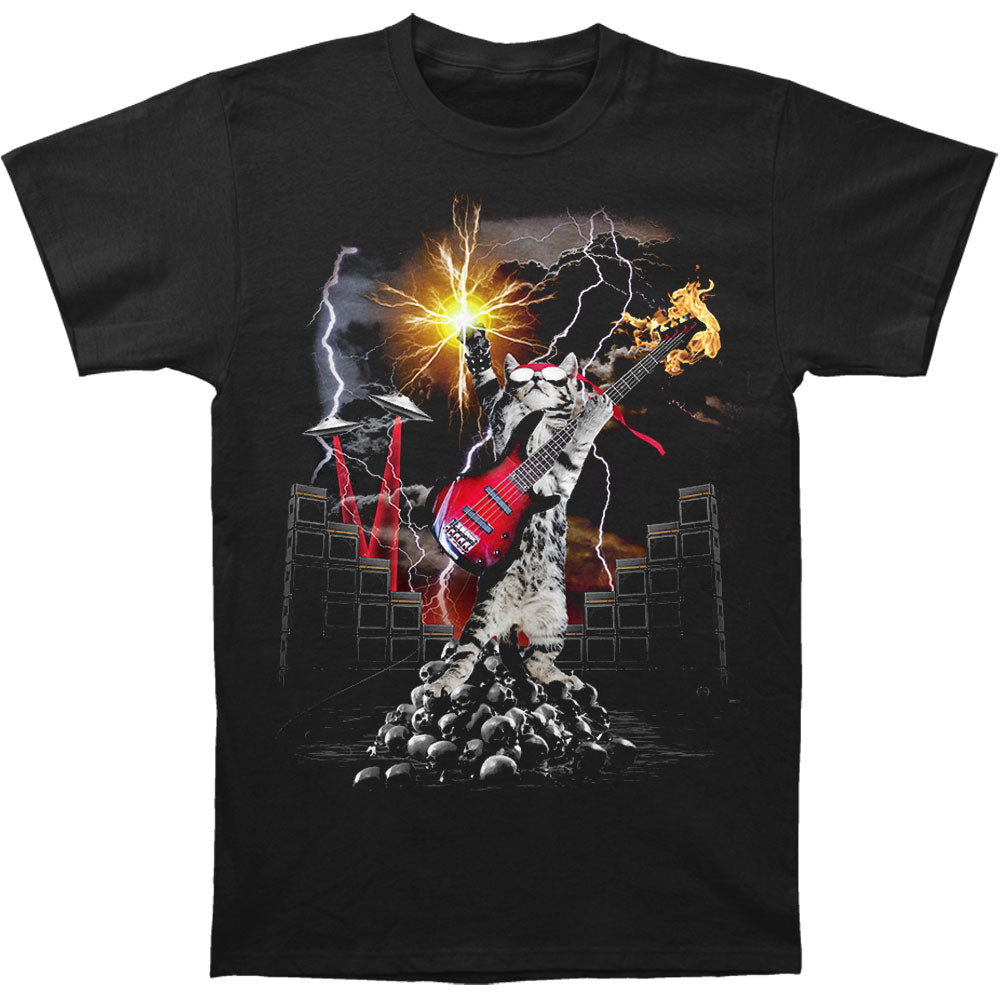 Humor Heavy Metal Cat T-shirt