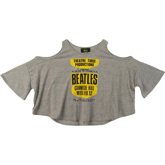 Beatles Carnegie Hall Girls Jr Fashion Top Front