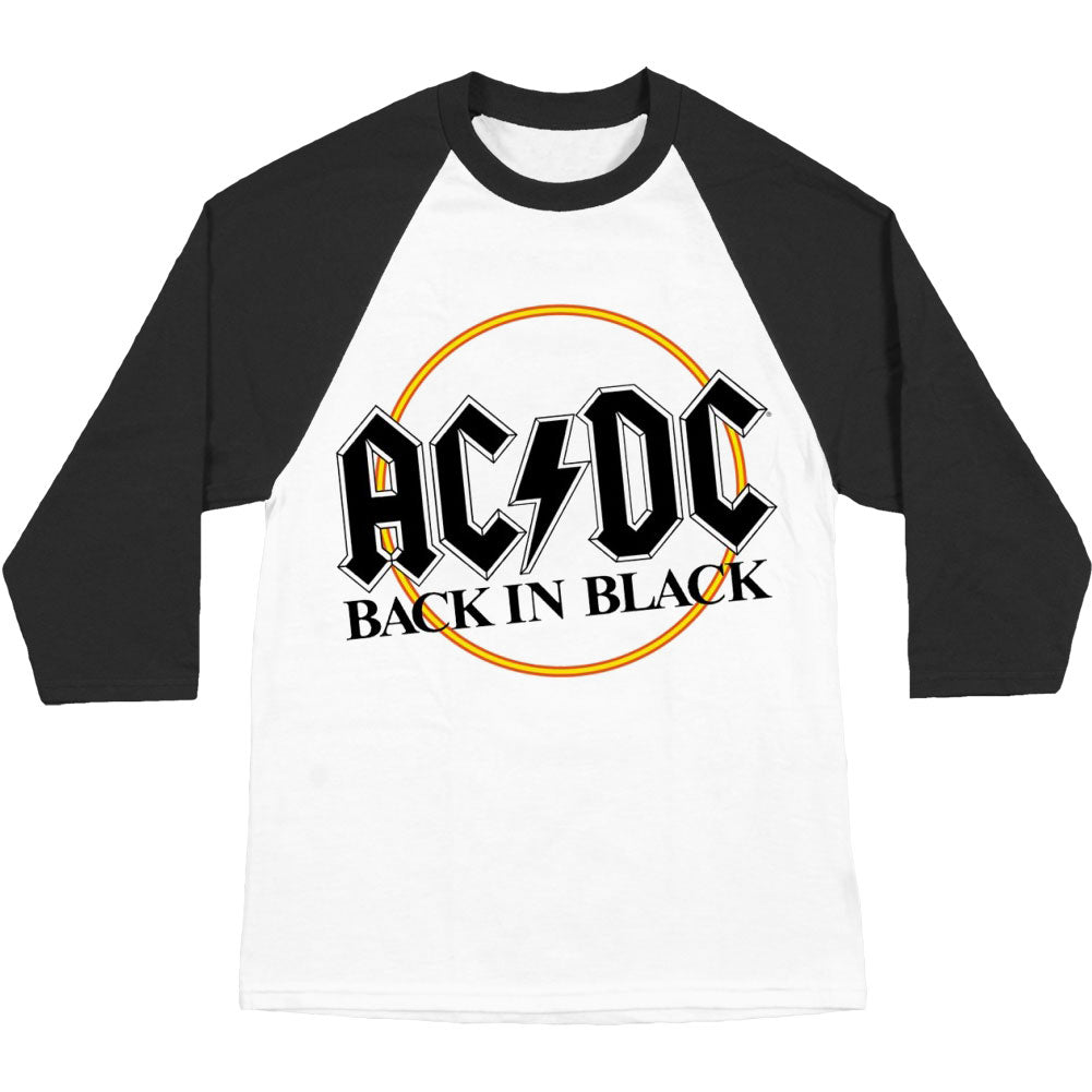 AC/DC Back In Black Baseball Jersey Front