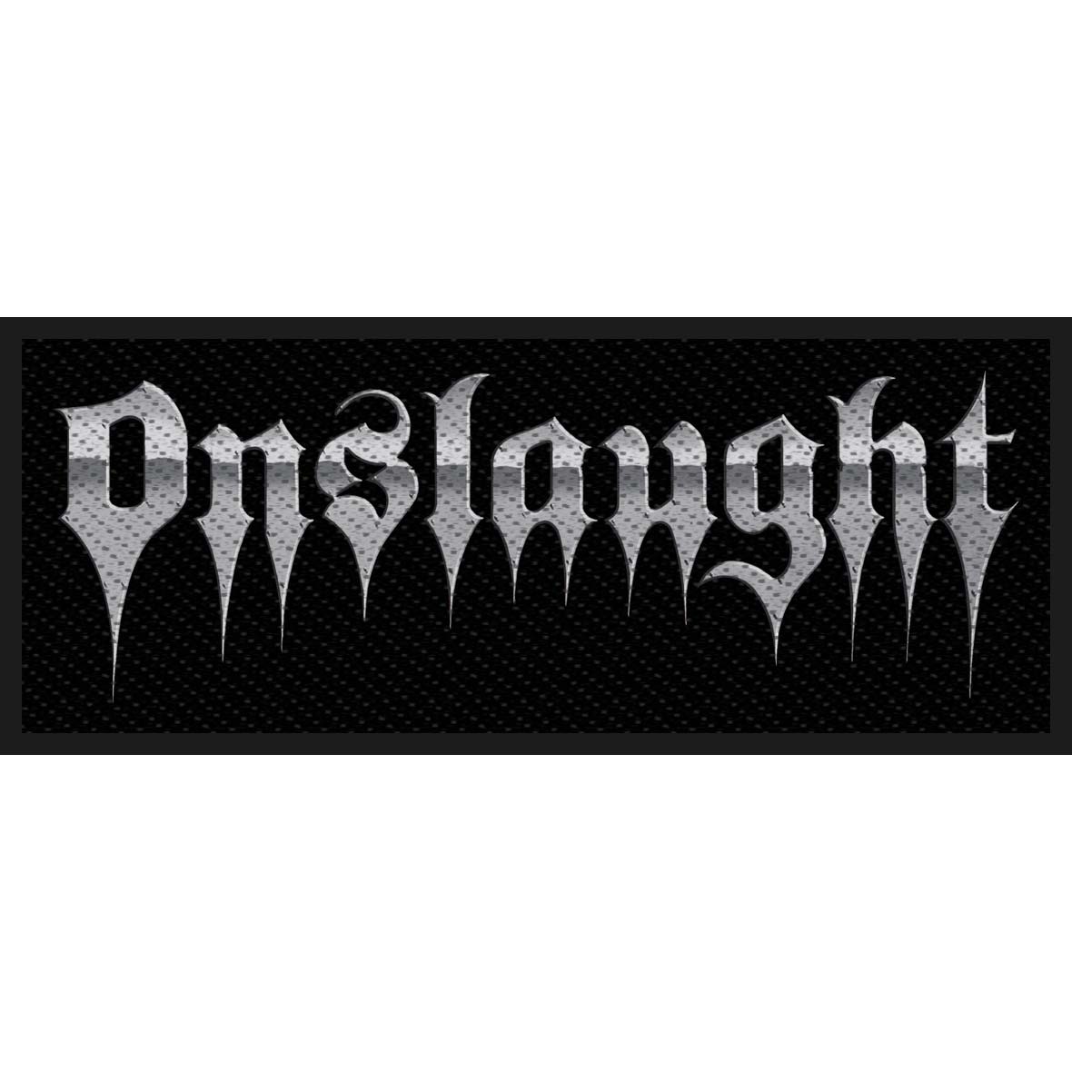 Onslaught Logo Woven Patch Front
