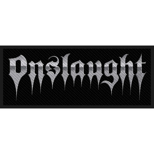 Onslaught Logo Woven Patch Front