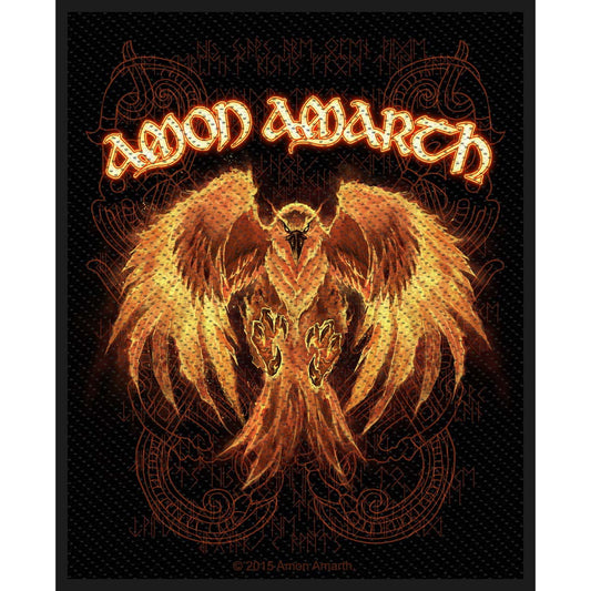 Amon Amarth Phoenix Woven Patch