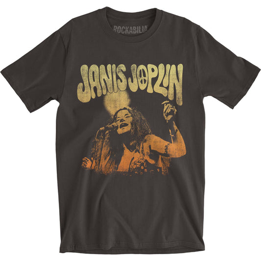 Janis Joplin Live Slim Fit T-shirt Front