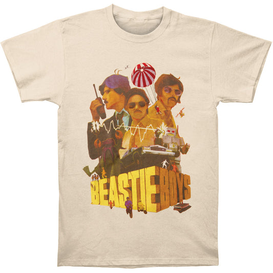 Beastie Boys Criterion Design On Natural T-shirt Front