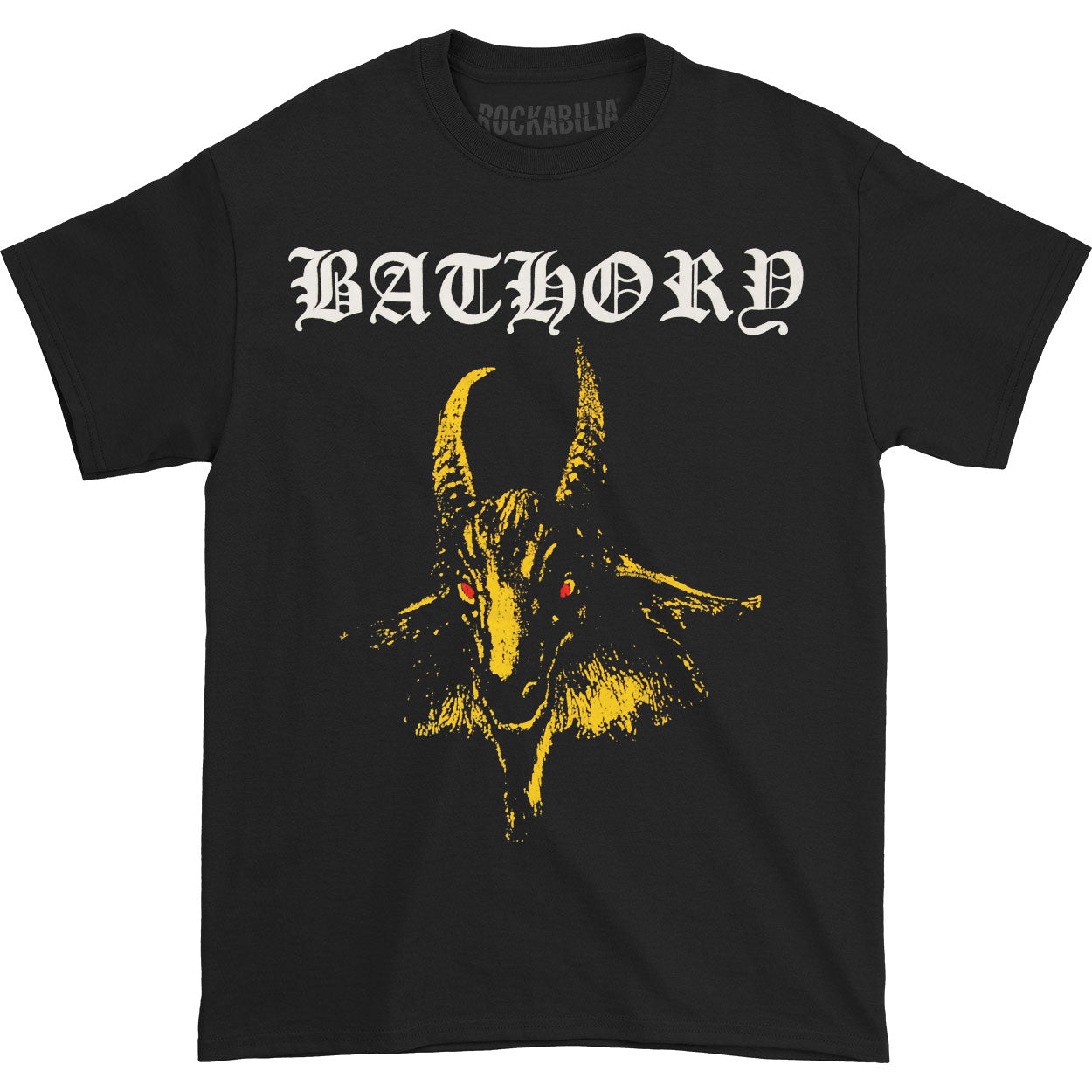 Bathory Yellow Goat T-shirt Front