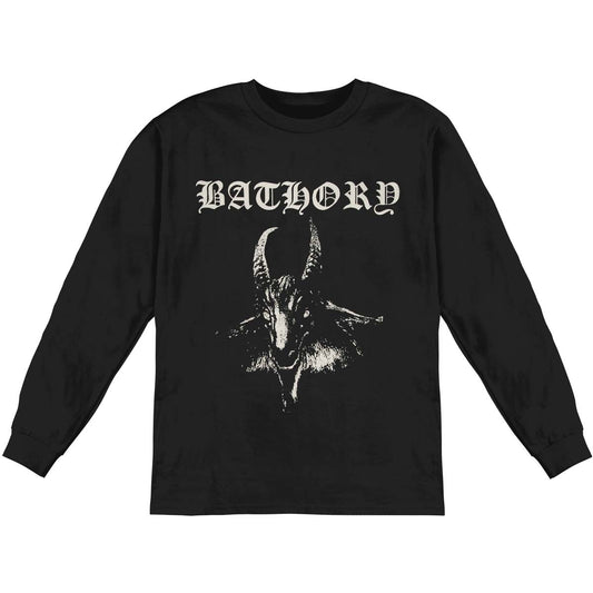 Bathory White Goat Long Sleeve Front