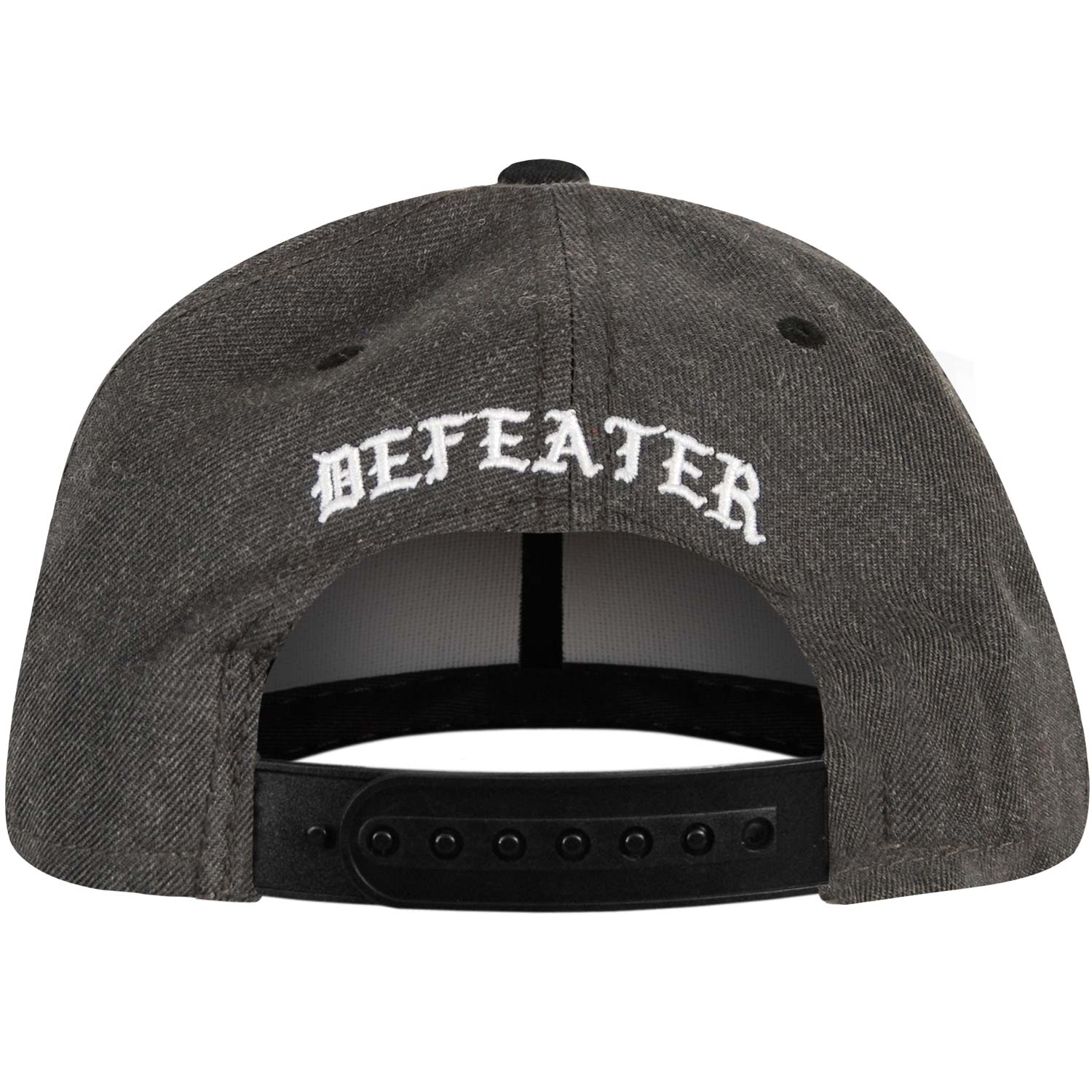 Defeater D Snapback Baseball Cap Back