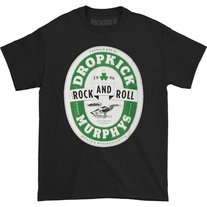 Dropkick Murphys Shamrock And Roll Cap Tee T-shirt